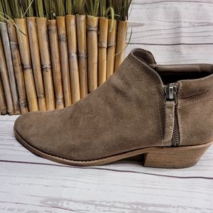 Steve Madden TOBII Taupe Suede bootie 7